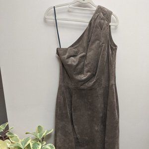 Danier | BNWT One-Shoulder Suede Dress